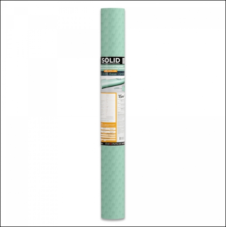Рулонная подложка 1,5 мм SPC Solid IXPE Base Салатовая , Solid (Россия)