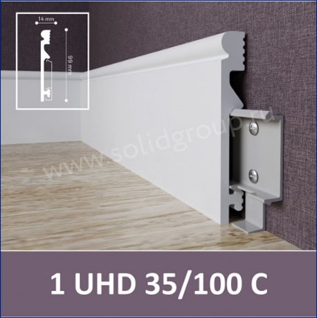 Плинтус 1 UHD 35/100 C Белый